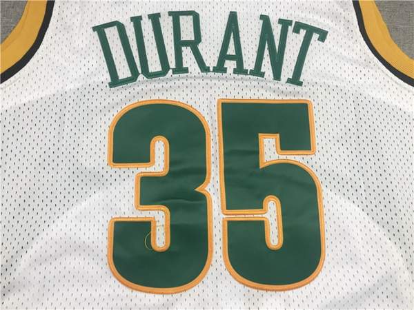 2007/08 Seattle Sounders DURANT #35 White Classics Basketball Jersey (Stitched)