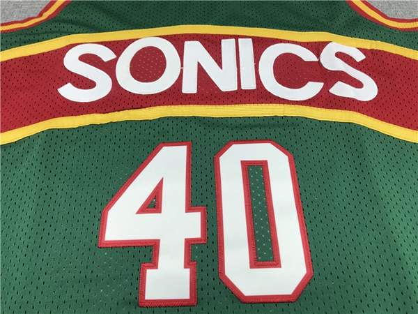 1994/95 Seattle Sounders KEMP #40 Green Classics Basketball Jersey (Stitched)