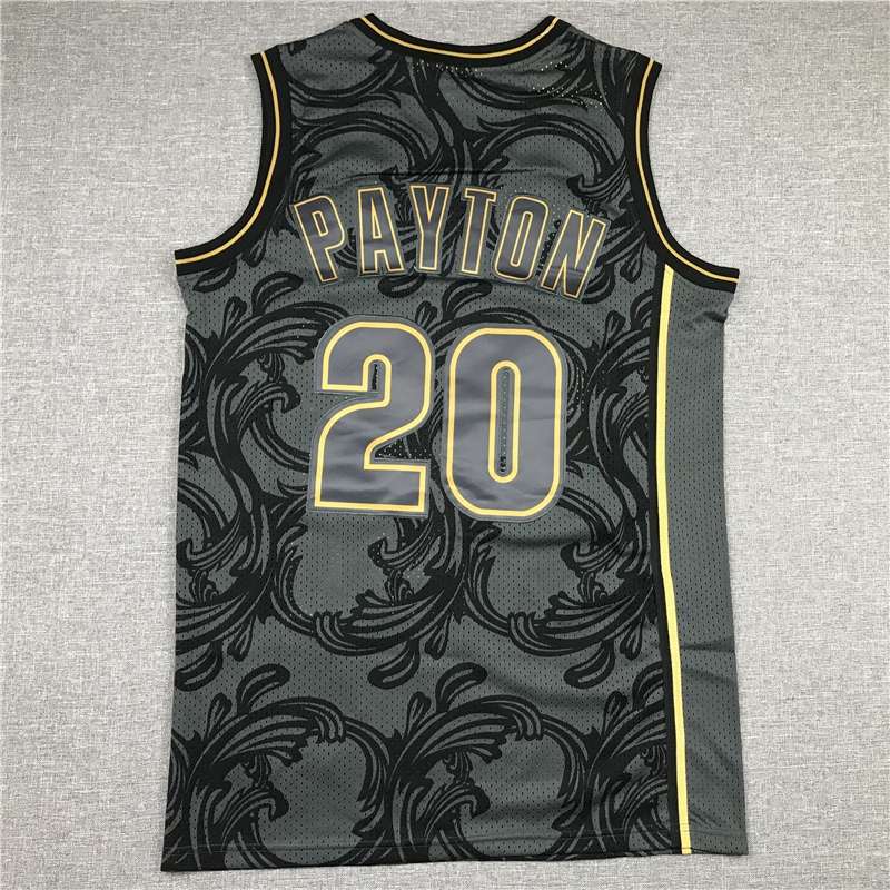 1995/96 Seattle Sounders PAYTON #20 Black Classics Basketball Jersey (Stitched)