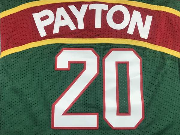 1995/96 Seattle Sounders PAYTON #20 Green Classics Basketball Jersey 02 (Stitched)