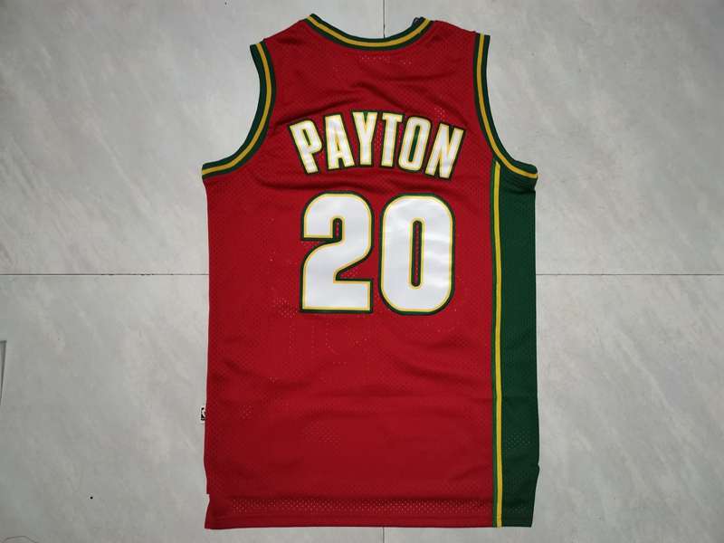 1997/98 Seattle Sounders PAYTON #20 Red Classics Basketball Jersey (Stitched)