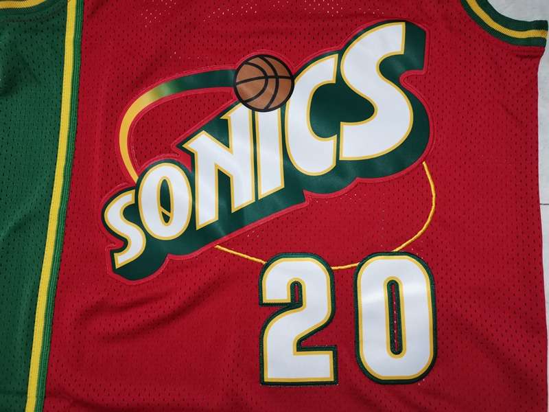 1997/98 Seattle Sounders PAYTON #20 Red Classics Basketball Jersey (Stitched)