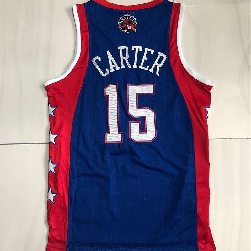 2004 Toronto Raptors CARTER #15 Dark Blue All Star Classics Basketball Jersey (Closely Stitched)