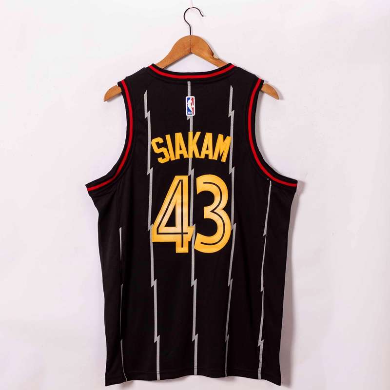 20/21 Toronto Raptors SIAKAM #43 Black Basketball Jersey (Stitched)