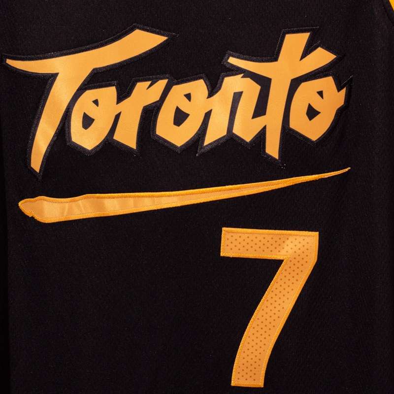 20/21 Toronto Raptors LOWRY #7 Black City Basketball Jersey (Stitched)