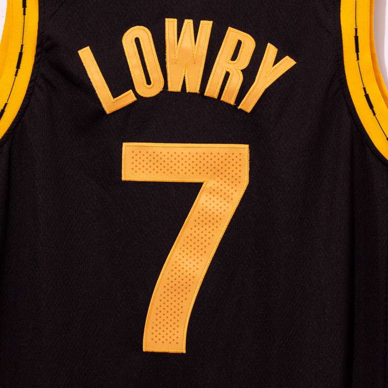 20/21 Toronto Raptors LOWRY #7 Black City Basketball Jersey (Stitched)