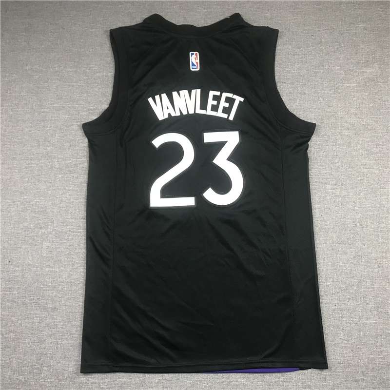 20/21 Toronto Raptors VANVLEET #23 Purple Black Basketball Jersey (Stitched)