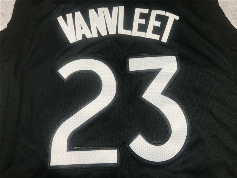 20/21 Toronto Raptors VANVLEET #23 Purple Black Basketball Jersey (Stitched)