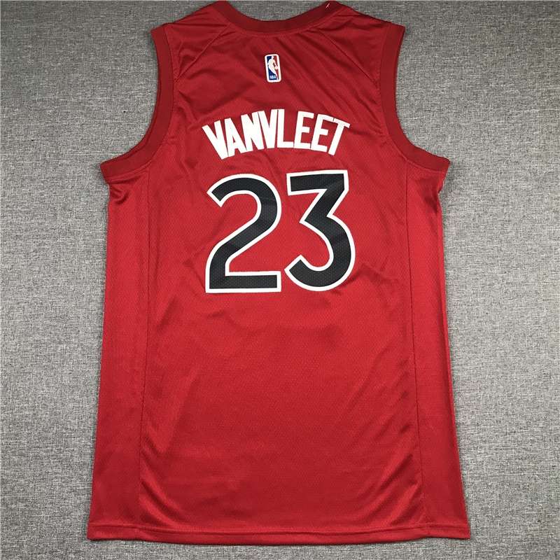 20/21 Toronto Raptors VANVLEET #23 Red Basketball Jersey (Stitched)