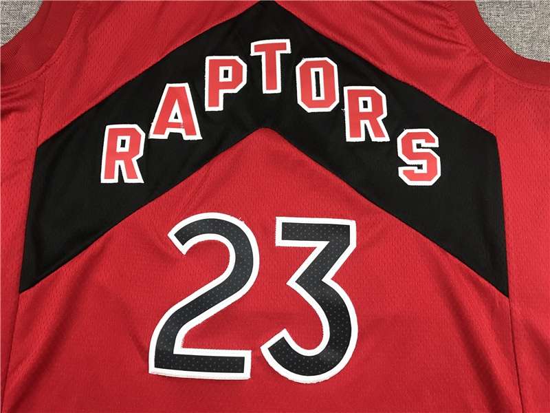 20/21 Toronto Raptors VANVLEET #23 Red Basketball Jersey (Stitched)