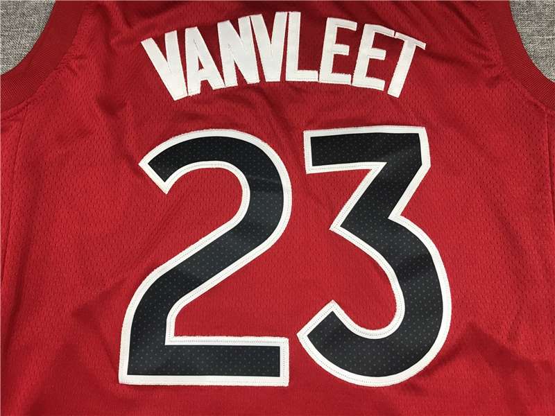 20/21 Toronto Raptors VANVLEET #23 Red Basketball Jersey (Stitched)