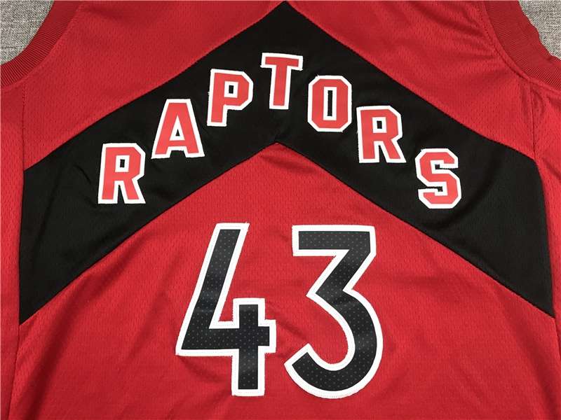 20/21 Toronto Raptors SIAKAM #43 Red Basketball Jersey (Stitched)