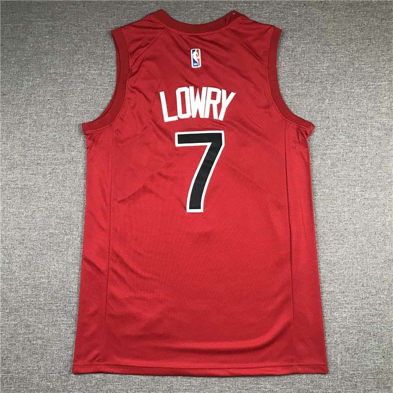 20/21 Toronto Raptors LOWRY #7 Red Basketball Jersey (Stitched)