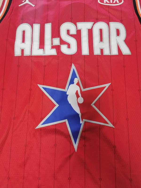 2020 Toronto Raptors LEONARD #2 Red All Star Basketball Jersey (Stitched)