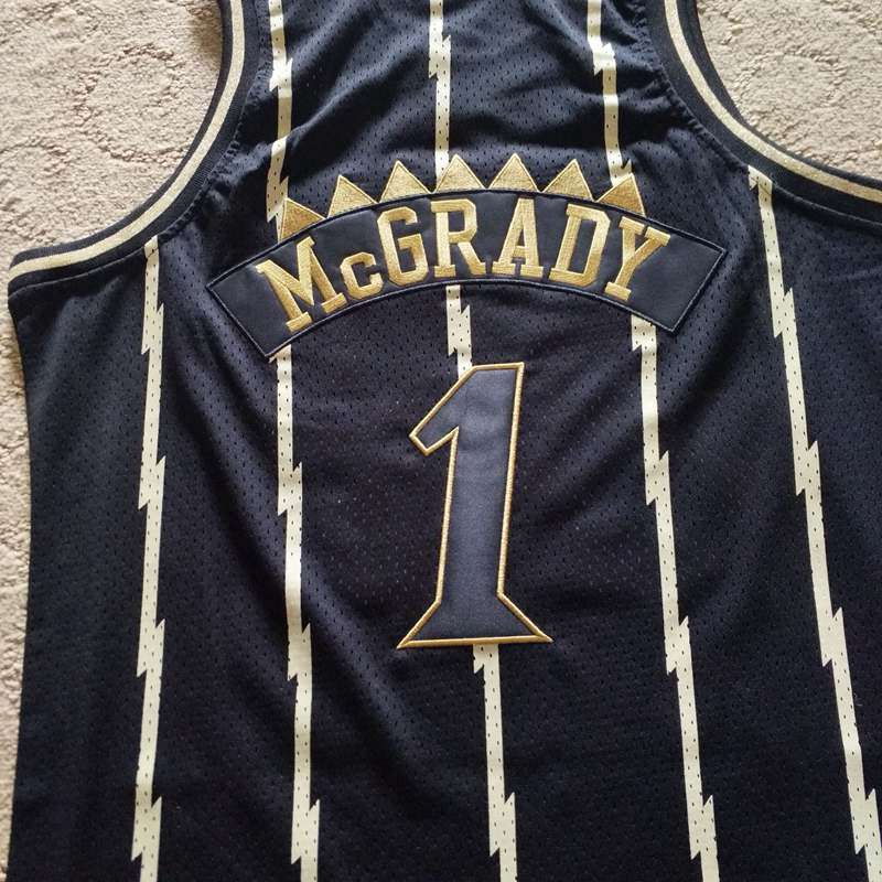 1998/99 Toronto Raptors MCGRADY #1 Black Classics Basketball Jersey (Closely Stitched)