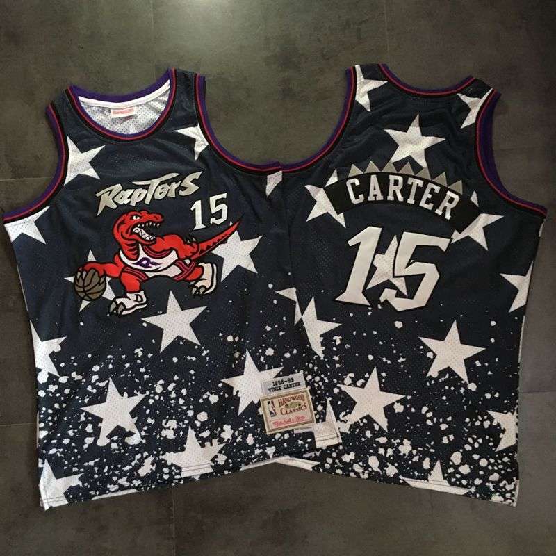 1998/99 Toronto Raptors CARTER #15 Black Classics Basketball Jersey 02 (Closely Stitched)