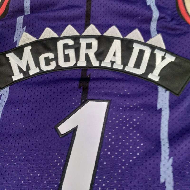 1998/99 Toronto Raptors MCGRADY #1 Purple Classics Basketball Jersey (Closely Stitched)