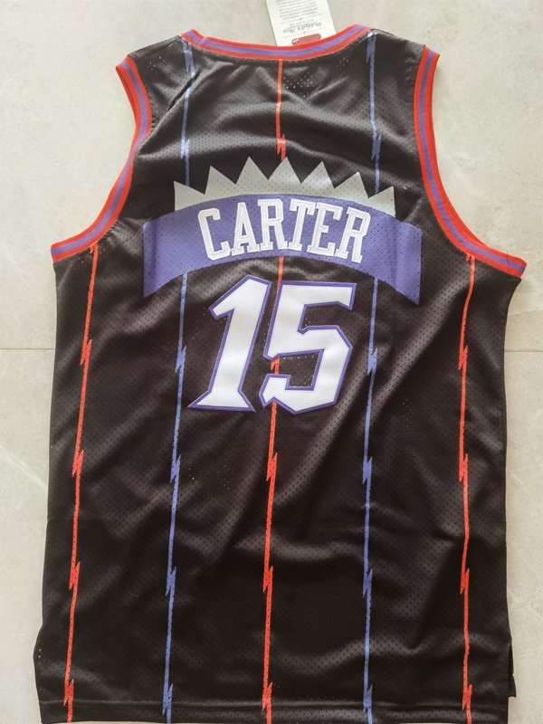 1998/99 Toronto Raptors CARTER #15 Black Classics Basketball Jersey (Stitched)