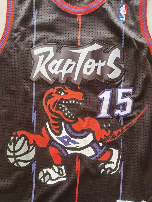 1998/99 Toronto Raptors CARTER #15 Black Classics Basketball Jersey (Stitched)