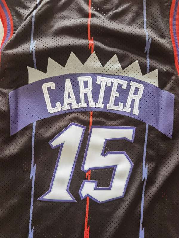 1998/99 Toronto Raptors CARTER #15 Black Classics Basketball Jersey (Stitched)