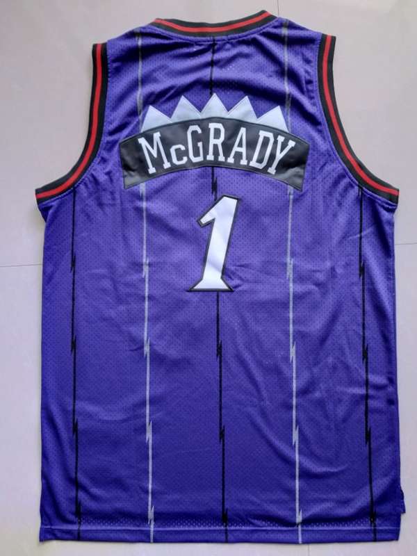 1998/99 Toronto Raptors MCGRADY #1 Purple Classics Basketball Jersey (Stitched)