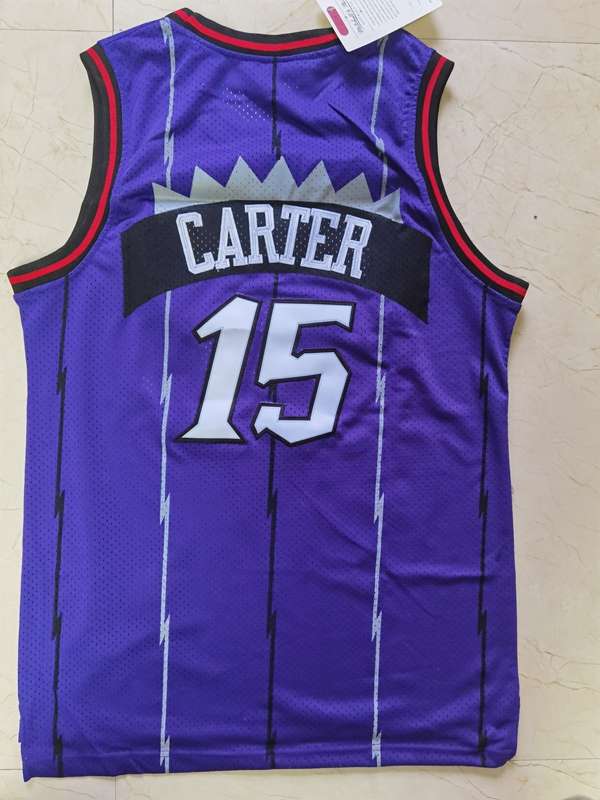 1998/99 Toronto Raptors CARTER #15 Purple Classics Basketball Jersey (Stitched)