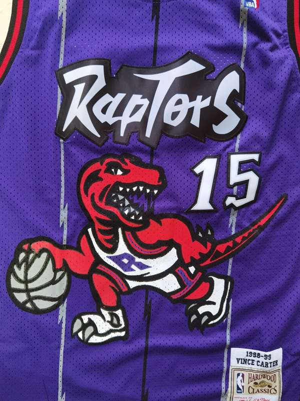 1998/99 Toronto Raptors CARTER #15 Purple Classics Basketball Jersey (Stitched)