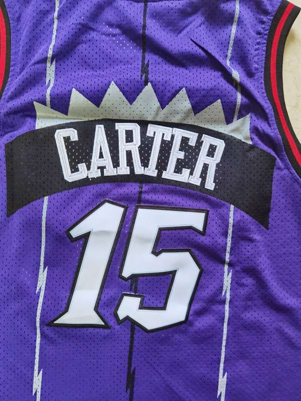 1998/99 Toronto Raptors CARTER #15 Purple Classics Basketball Jersey (Stitched)