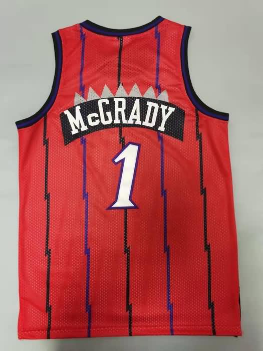 1998/99 Toronto Raptors MCGRADY #1 Red Classics Basketball Jersey (Stitched)