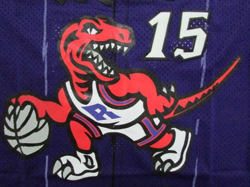 Toronto Raptors CARTER #15 Purple Classics Basketball Jersey (Stitched)