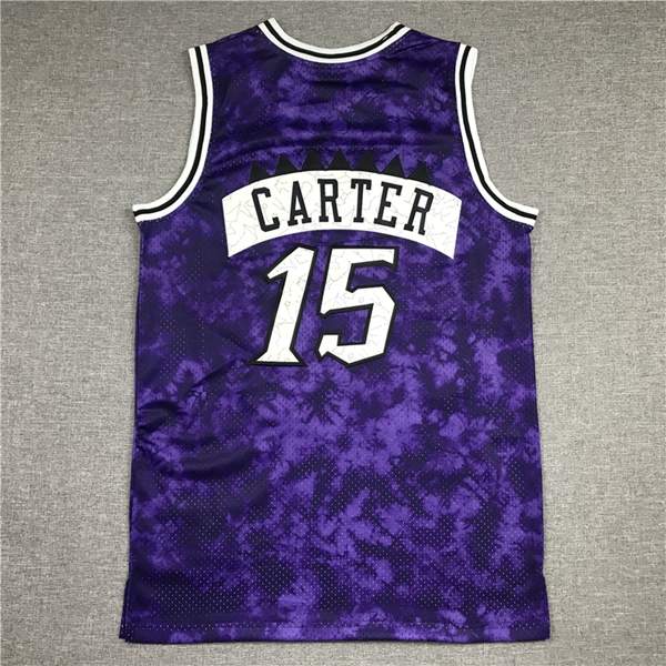 Toronto Raptors CARTER #15 Purple Classics Basketball Jersey 02 (Stitched)