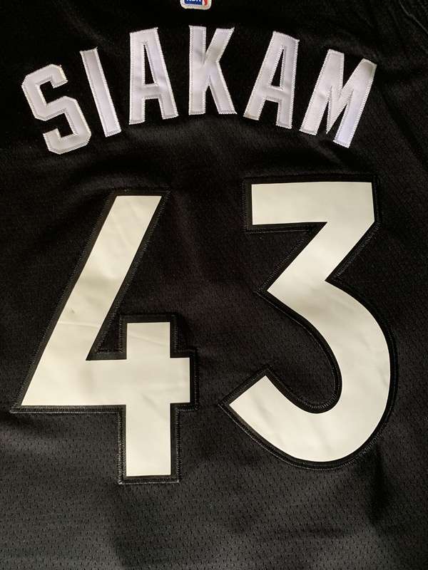 Toronto Raptors SIAKAM #43 Black Basketball Jersey (Stitched)