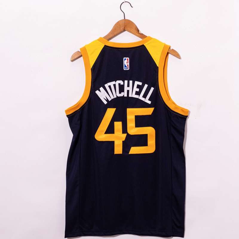 20/21 Utah Jazz MITCHELL #45 Black City Basketball Jersey (Stitched)