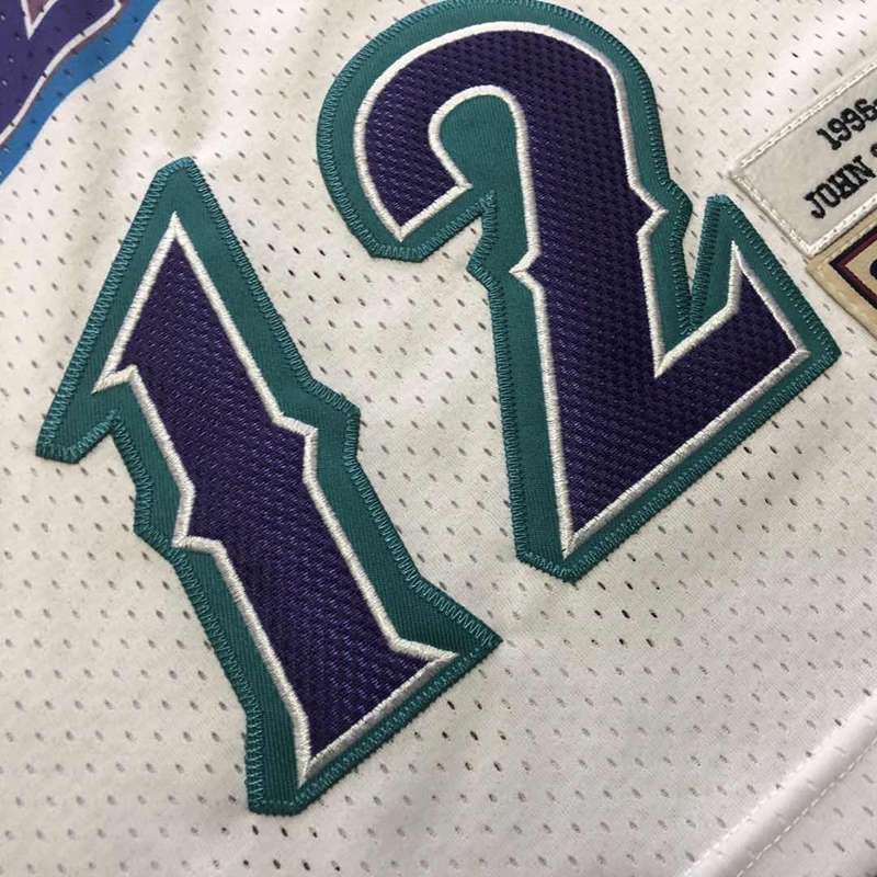 1996/97 Utah Jazz STOCKTON #12 White Classics Basketball Jersey (Closely Stitched)