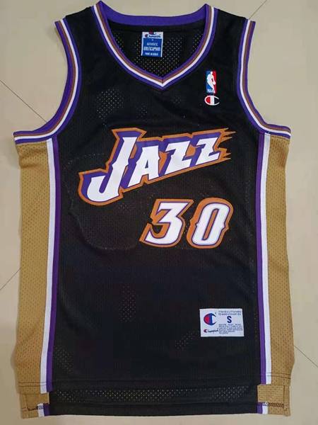 1991/92 Utah Jazz ARROYO #30 Black Classics Basketball Jersey (Stitched)