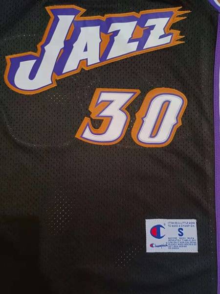 1991/92 Utah Jazz ARROYO #30 Black Classics Basketball Jersey (Stitched)