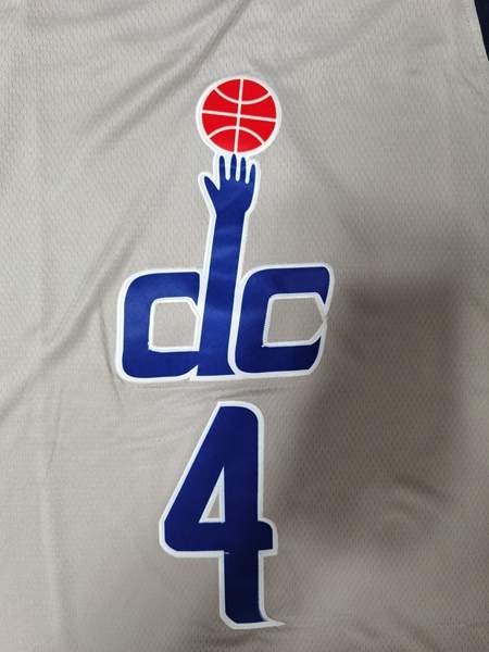 20/21 Washington Wizards WESTBROOK #4 Grey Basketball Jersey (Stitched)