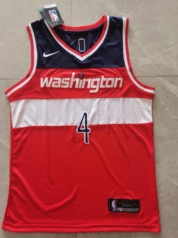 20/21 Washington Wizards WESTBROOK #4 Red Basketball Jersey 02 (Stitched)