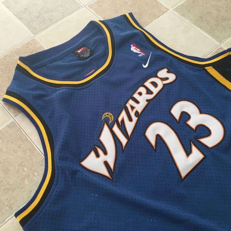 Washington Wizards JORDAN #23 Blue Classics Basketball Jersey (Closely Stitched)