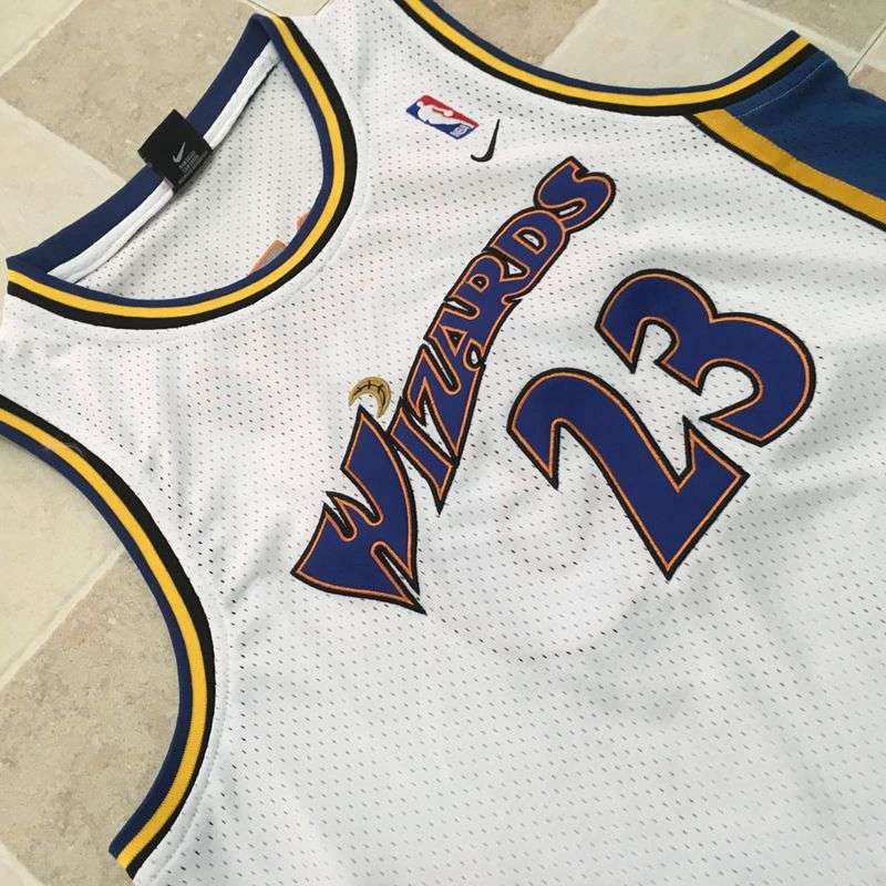 Washington Wizards JORDAN #23 White Classics Basketball Jersey (Closely Stitched)