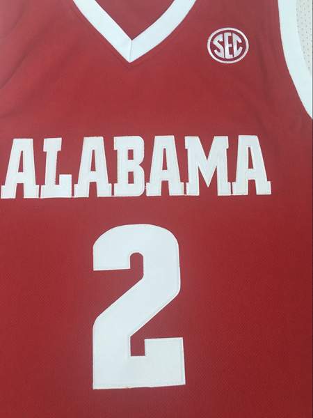 Alabama Crimson Tide SEXTON #2 Red NCAA Basketball Jersey