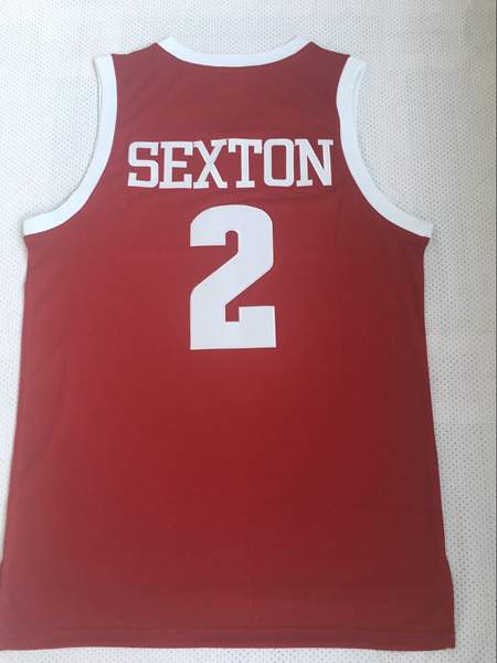 Alabama Crimson Tide SEXTON #2 Red NCAA Basketball Jersey