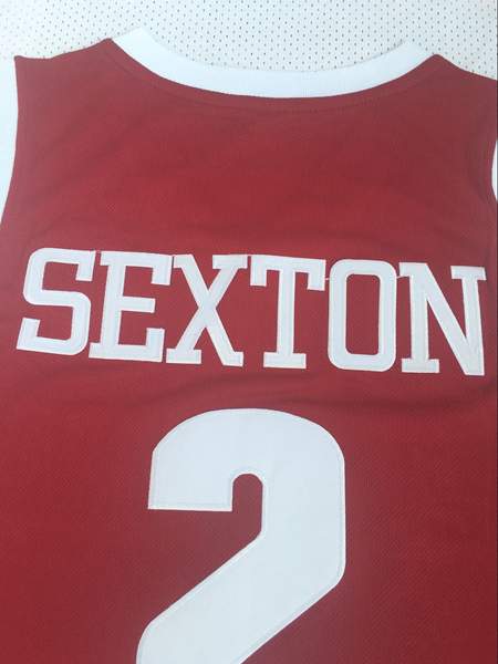 Alabama Crimson Tide SEXTON #2 Red NCAA Basketball Jersey