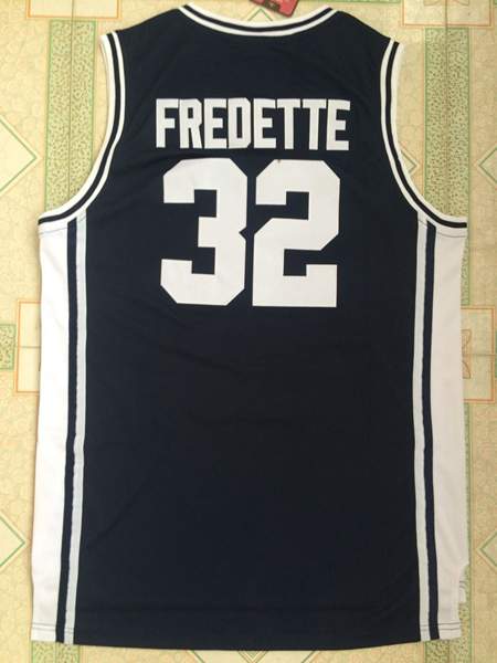 BYU Cougars FREDETTE #32 Dark Blue NCAA Basketball Jersey