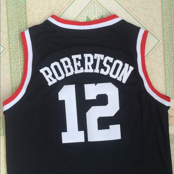 Cincinnati Bearcats ROBERTSON #12 Black NCAA Basketball Jersey