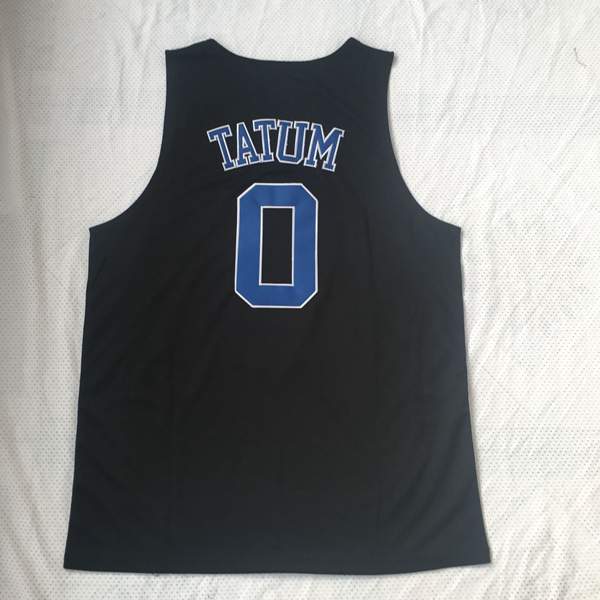 Duke Blue Devils DUKE #0 Black NCAA Basketball Jersey 02