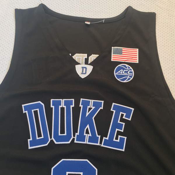 Duke Blue Devils REDDISH #2 Black NCAA Basketball Jersey