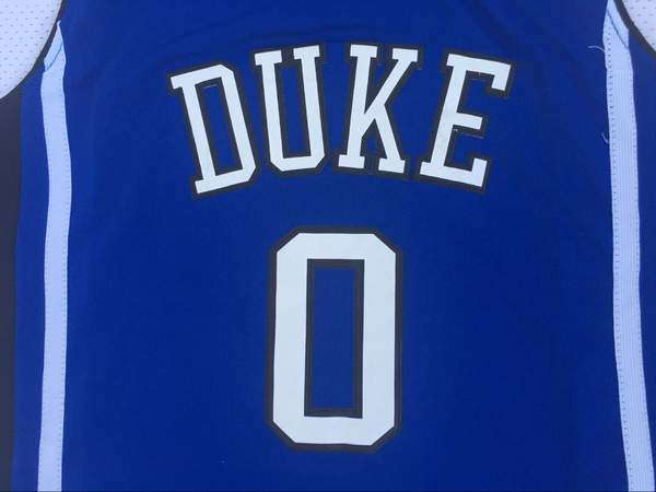 Duke Blue Devils TATUM #0 Blue NCAA Basketball Jersey