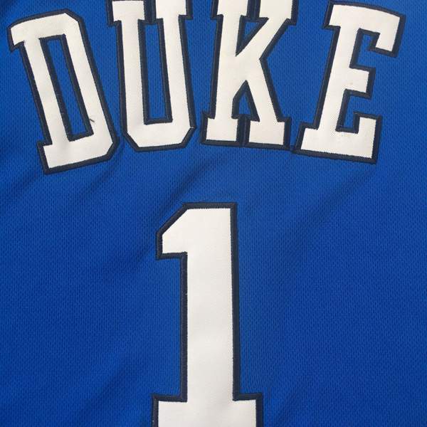 Duke Blue Devils IRVING #1 Blue NCAA Basketball Jersey 02