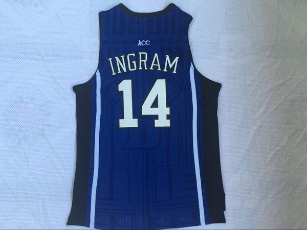 Duke Blue Devils INGRAM #14 Blue NCAA Basketball Jersey